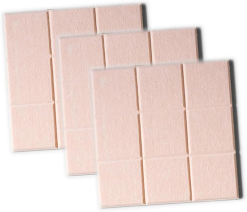Ciieeo 3pcs Pink Felt Board Tiles, Colored Felt Notes Board Tiles, Memo Wall Bulletin Boards, Three-Dimensional Photo
