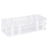 Stonylab 60-Place Test Tube Rack, 16 mm White Plastic Holder, 3-Tier Detachable Design