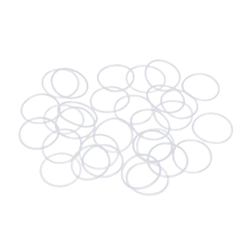 X AUTOHAUX Silicone O-Rings, 18mm OD 16mm ID VMQ Seal Gasket for Compressor Valves, Pack of 20
