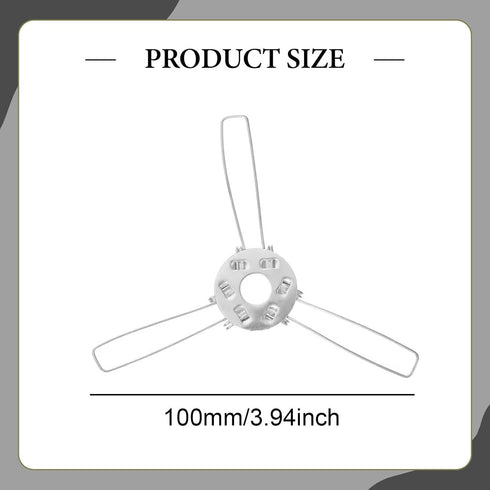 20 100mm Pieces Lampshade Spring Clips Light Fixtures DIY Fixing Spring Clip Clamp for Living Room Home Pendant Lamps