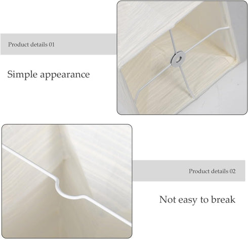 37" Hemobllo Japanese Paper Floor Lamp Shade Replacement, Beige Rice Paper Standing Cover with Iron Frame, Foldable