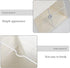 37" Hemobllo Japanese Paper Floor Lamp Shade Replacement, Beige Rice Paper Standing Cover with Iron Frame, Foldable