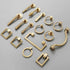 SANCHAKOU 2Pcs 40 38 15mm Bathroom Cabinet Knobs Brass Wardrobe Wine Cabinet Drawer Door Bedside Cabinet Ring Handle *