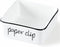 Ceramic Farmhouse Paper Clip Holders for Desk, 3.3-Inch (White)