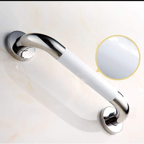 GANFANREN 18-Inch 304 Shower Handle,Shower Grab Bar,Grab Bars Handle Safety Support Hand Rails, Bathtub Grab Bar