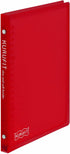 Maruman F091-01 Loose Leaf Binder, A5, Kuru Fit, 20 Holes, Red