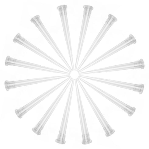 ONiLAB 10 UL Pipette Tips, 1000 PCS Universal Plastic Liquid Tips, Autoclavable, Transparent Polypropylene