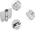 2Pcs Public Toilet Stainless Steel Hinge - Partition Hardware Connection Accessories for Public Toilets