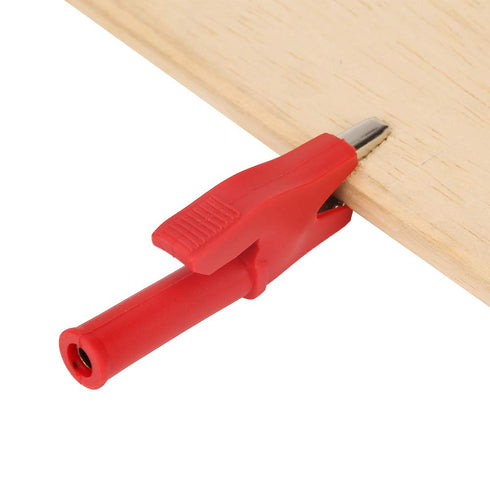 Folders Safety Test Clips 10pcs/Set P2002 20A 4mm Banana Jack Safety Test Clip for Multimeter