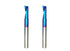 2PCS 1/4inch Shank O-Flute Upcut Solid Carbide CNC End Mill - 1/4 inch Cutting Diameter Router Bit