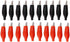 20Pcs Alligator Clips Black Red Soft Insulated Boots Covered Test Lead Clamp