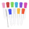 20 Pack Plastic Pipettes Droppers, 5ML Clear Silicone Liquid Droppers with Bulb Tip for Candy Mold, Gummy Making,