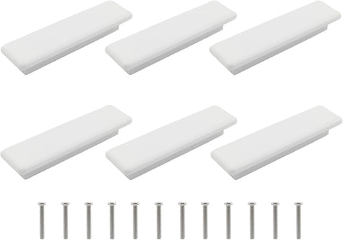 6PCS Wooden Pull Handles, Solid Wood Bedroom Dresser Closet Wardrobe Door Pulls,Cupboard