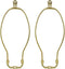 10 Inch Lamp Harp, 2 Set Gold Lamp Shade Holder with Finial, DIY Detachable Replacement Adapter for Table/Floor Lamps