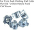M6 X 10mm T Nut 4 Prong Tee Blind Nuts - Threaded Insert, No Rust Carbon Steel Zinc Plated, 40 Pack