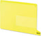 Smead End Tab Poly Out Guide, Two Pocket, Bottom Position Tab, Letter Size, Yellow, 25 per Box (61956)