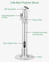 2-Be-Best Mount,14-24in 37-62cm 360 Upgraded Projector / Projector Ceiling Mount Extendable Ceiling Projectors Mounts