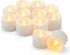 12 Pack Timer Tea Lights Candles, Battery Operated Flameless Flickering Tealight for Halloween Decor