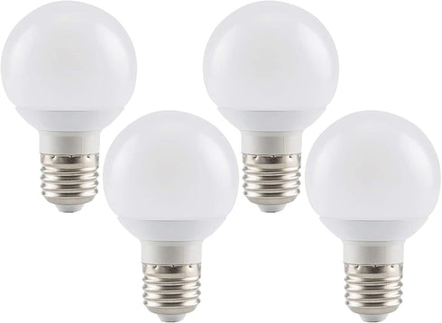 E26 Globe LED Light Bulb G19/G60 6W Vanity Light Bulb(50W Equivalent) Round