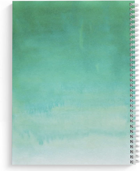 Softcover Not Everything 8.5" x 11" Motivational Spiral Notebook/Journal, 120 Checklist Pages, Durable Gloss Laminated Cover, White Wire-o Spiral. Made in the USA by Gotcha Covered Notebooks