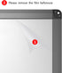 VIZ-PRO Magnetic Whiteboard/Dry Erase Board, Black Aluminium Frame, 24 X 18 Inches, Includes Eraser & Markers