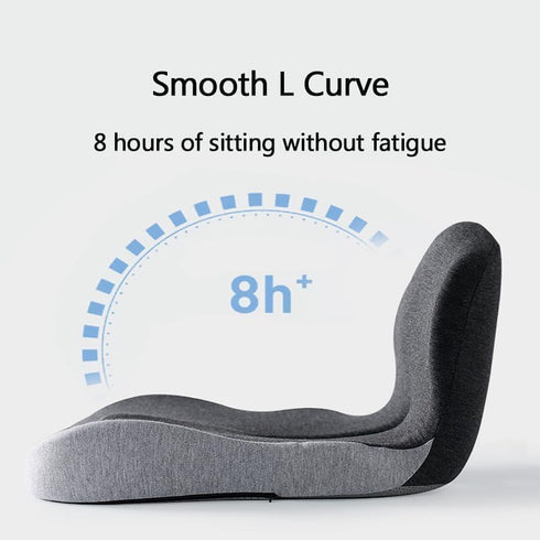 TOWGOU Tailbone Orthopedic Cushion, Seat Cushion for Office Chair and Car, Ergonomic Memory Foam L Shaped Integrated