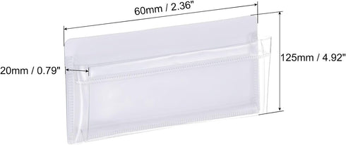 PATIKIL Magnetic Pen Holder for Refrigerator, 2 Pack 125x60mm Dry Erase Marker Pencil Holder Cup Organizer for Fridge Whiteboard Locker, White by PATIKIL