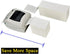 Immuson 4 6 Pack 500 x Direct Thermal Shipping Labels with Perforations, of Thermal Labels, Permanent Adhesive, White