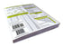 BARBAKAM Lab Notebook - 100 Carbonless Pages, Spiral Bound, Copy Page Perforated