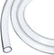 3/8" x 1/2" Clear Plastic PVC Tubing, 25ft Flexible Vinyl Tube for Garden Irrigation, Water Hose, Aquarium