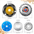 5 Pieces Wood Carving Disc Grinding Wheel Shaping Disc Set (12 Teeth, 6 Teeth, 22 Teeth, 4 1/2)