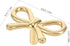 POPETPOP Brass Bow Drawer Pulls Vintage Bowknot Cabinet Handle for Dressers Wardrobes Shoe Cabinets Bedside Tables