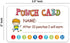 Punch Card, 100pcs Reward Incentive Cards for Teacher, Behavior Chart for Kids, Homeschool Classroom Supplies