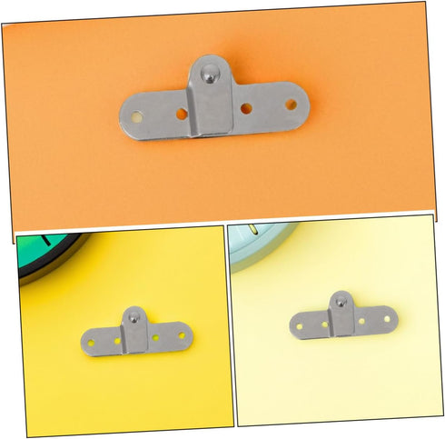 6pcs Zerodeko Folding Desk Hinges and Furniture Shelf Brackets, Left Right Foldable Support Hinges for Folding Tables