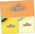 6pcs Zerodeko Folding Desk Hinges and Furniture Shelf Brackets, Left Right Foldable Support Hinges for Folding Tables