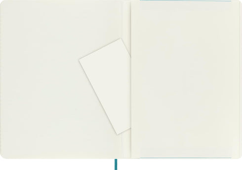 Moleskine Classic Notebook - Soft Cover, XL (7.5" x 9.5"), Ruled/Lined, 192 Pages in Reef Blue
