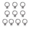 Lependor M8 Metric Ring Shape Lifting Eye Nut, 304 Stainless Steel Fastener, 10 Pcs M8 (5/16")