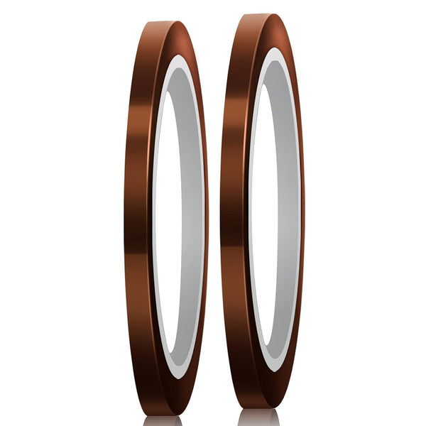 Luter 2 Pcs Kapton High Temperature Sublimation Tape, Heat Resistant Thermal Tape for Printing and Soldering