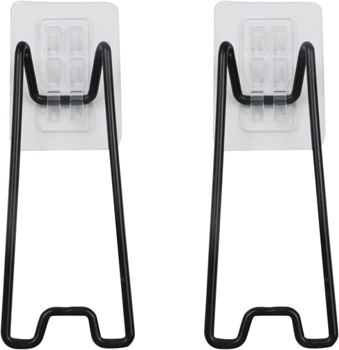MY MIRONEY 5Pcs Adhesive Easel Back Black Metal Picture Frame Stand for Photo Paintings Display, 5.12" Height