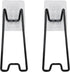 MY MIRONEY 5Pcs Adhesive Easel Back Black Metal Picture Frame Stand for Photo Paintings Display, 5.12" Height