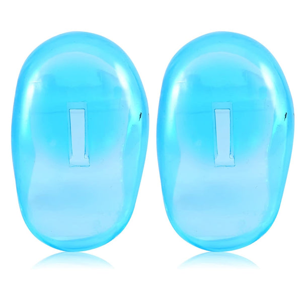 RiToEasysports Ear Protection Guards, Rinse Easily, Salon Ear Protectors, Blue 2PCs, for Hairdressers