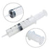 3 Pack 250ml Syringes with 55.1” Tube and Needle 14G 1.5”, Sterile Syringe with Cap Individually Packaged for Scientific Labs, Measuring, Watering, Refilling