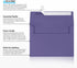 LUXPAPER A7 Invitation Envelopes for 5 x 7 Cards in 80 lb. Wisteria, Printable Envelopes, 50 Pack
