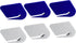 Desk Letter Opener Envelope Slitter - Concealed Blade Cutter Letter Knife Mail Opener Package Opening Tool, White and