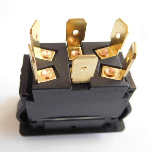 KEDU HY60B 125/250V 20/15A 6 Pins Rocker Switch ON-Off-ON Push Button Switches for Industrial Electric Power Tools