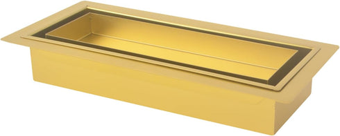 Zion 4" x 10" Flush Mount Floor Registers in Gold