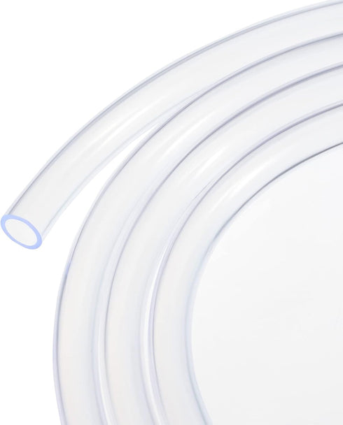 Clear Vinyl Tubing PVC Hose 6mm ID 8mm OD, 6Ft for Water Transfer