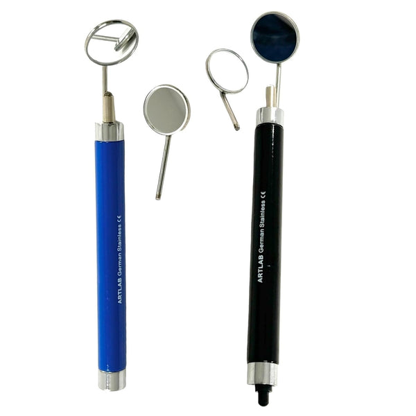 Avon Surgical Dental Mouth Mirror Handle with LED Illumination & Mirror Head #4 +