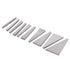 Angle Block Set 1-30 Degree Machinist Tools, 10 Pack Set for Lathes Milling Ground Gauge Calibration