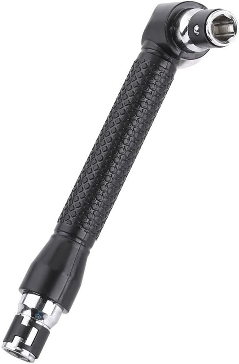 Asixx Hex Socket Wrench, L-Shape 1/4 Inch Hex Socket Wrench Double Head for Screwdriver Bits Hand Tool